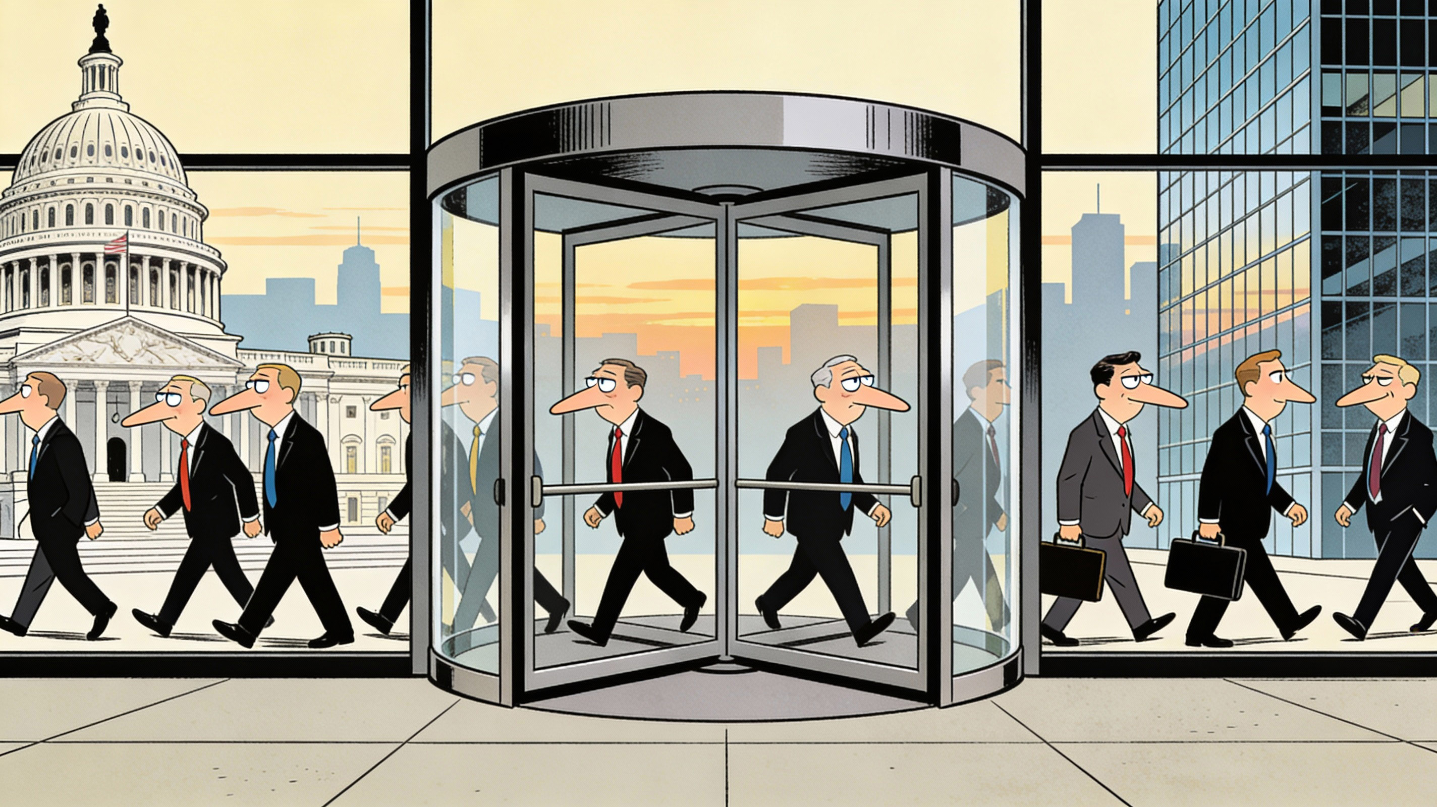 The Revolving Door: Why Your Senator Is an Intern for Pfizer
